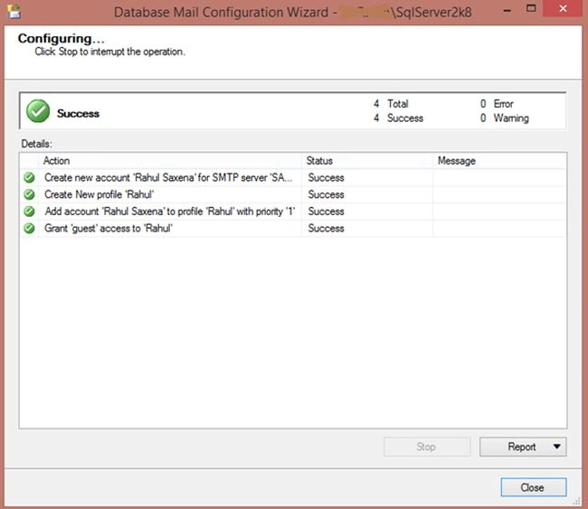 configuring