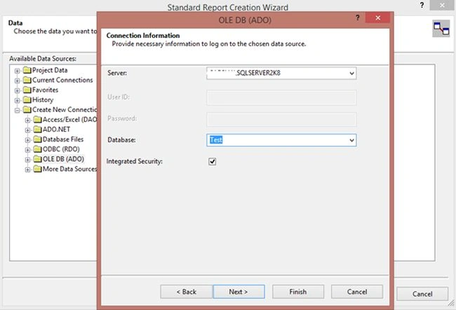 SQL server Details.