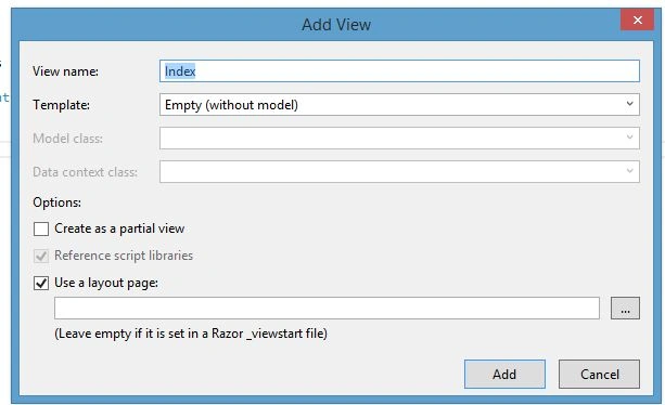add view