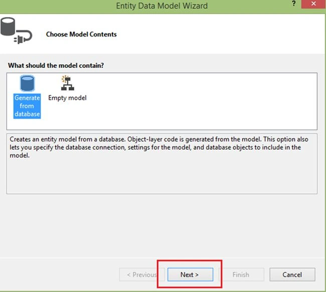 model contain
