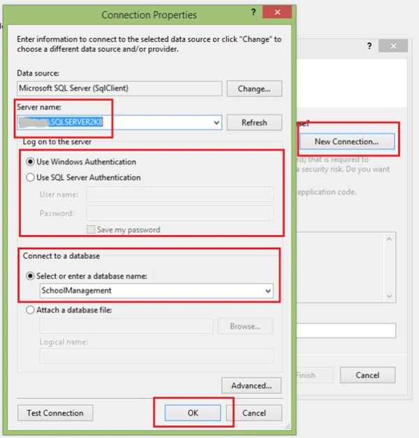 select server