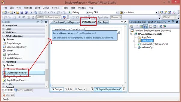 CrystalReportViewer