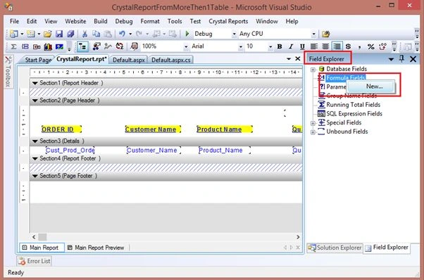 Select Formula Fields