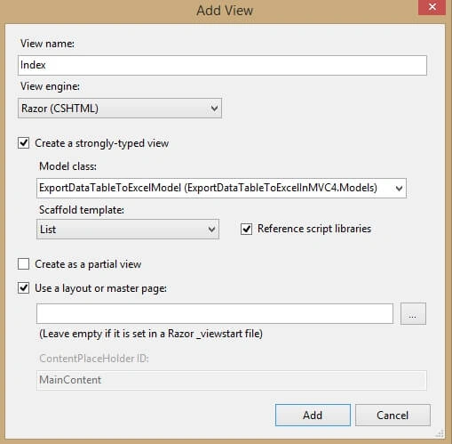 Add View