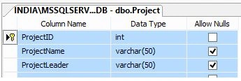 Project Table