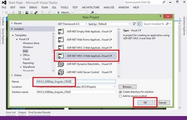 mvc web application