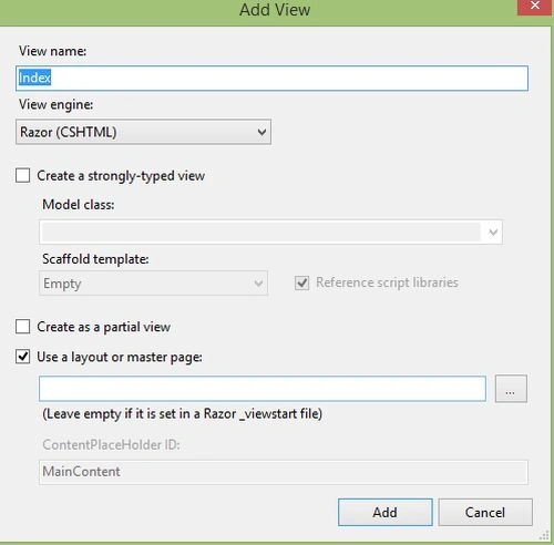 type view name