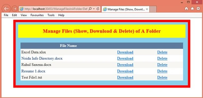 manage file
