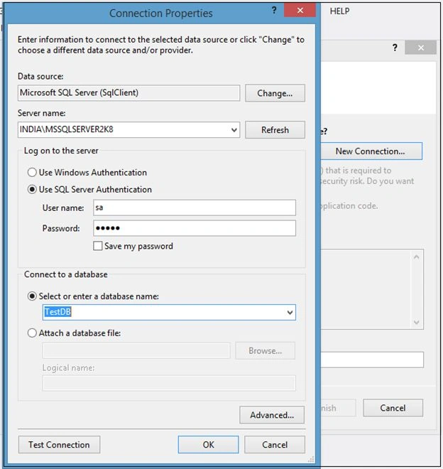 test connection