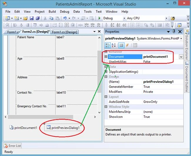 prinPreview Dialog