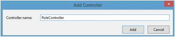Add New Controller