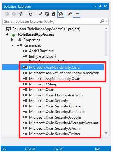 ASP.NET identity