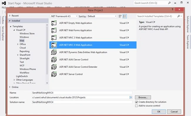 mvc 4 web application
