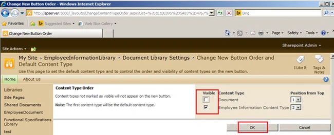 Change new button order