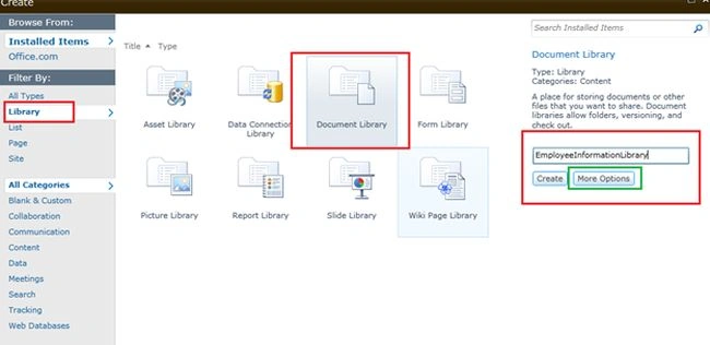 document liberary