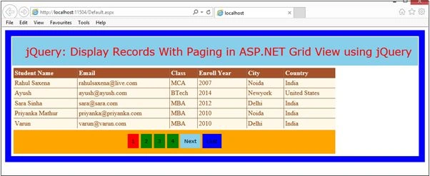 display record