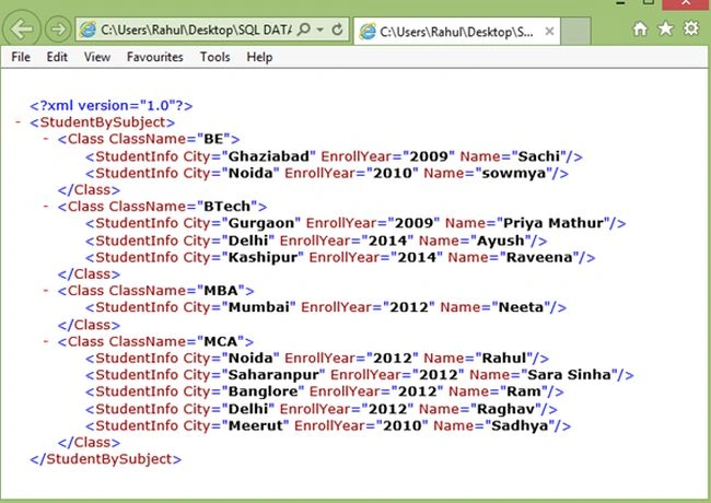XML Code