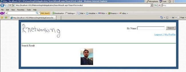 search result page