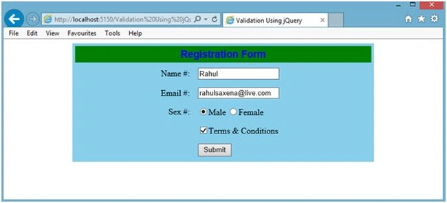 submit data