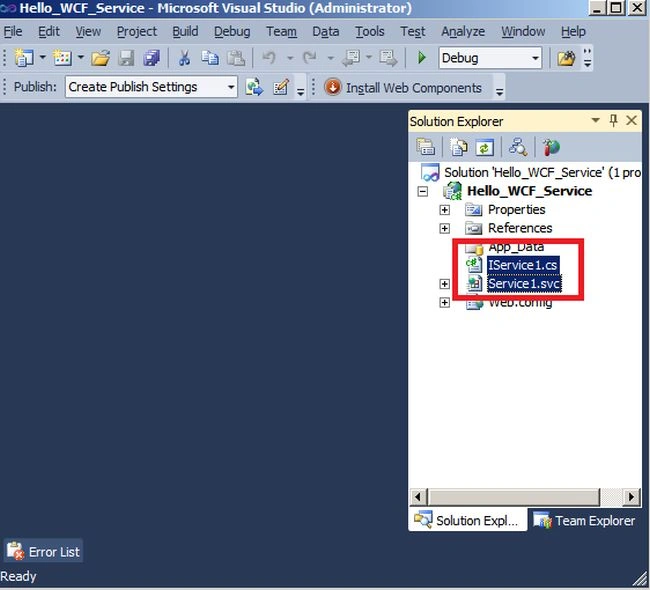 WCF Service Application
