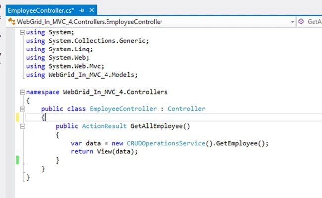 controller code