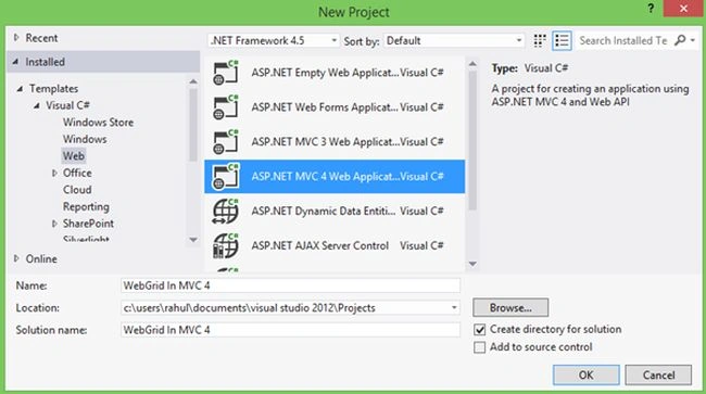 mvc web application