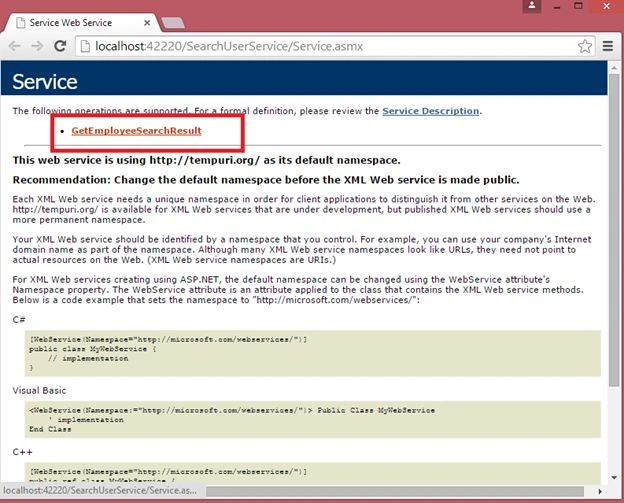 check your Web Service