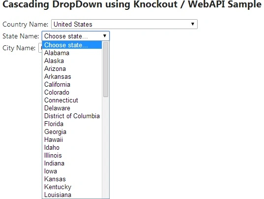 Select State