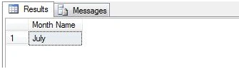 DATENAME function in SQL Server