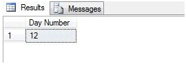 DAY function in SQL Server