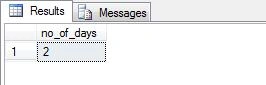 DATEDIFF function in SQL Server