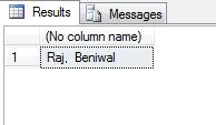 Space function in SQL Server
