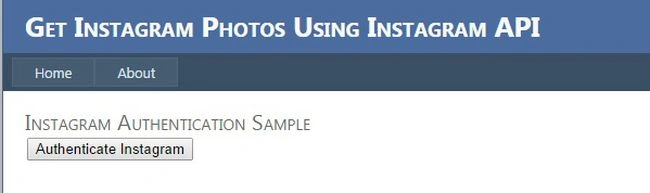 authenticate Instagram