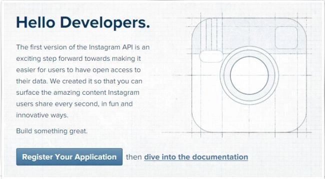 register your application