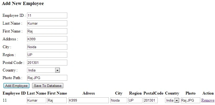 Run application