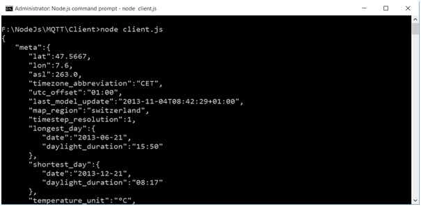 run the server program