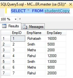 Creating-table-using-table-in-Sql-Server