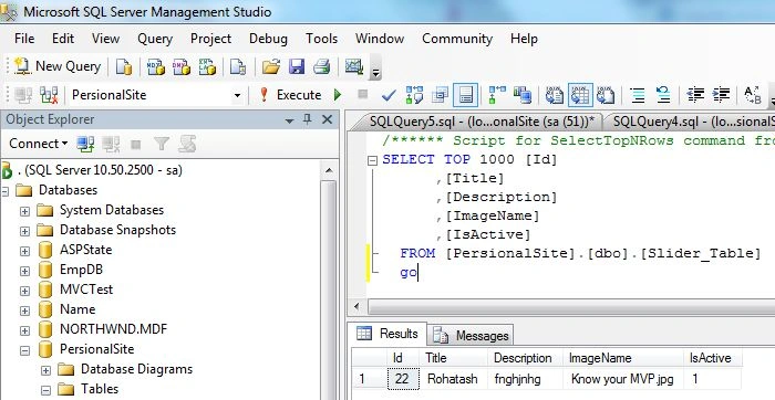 Database Table
