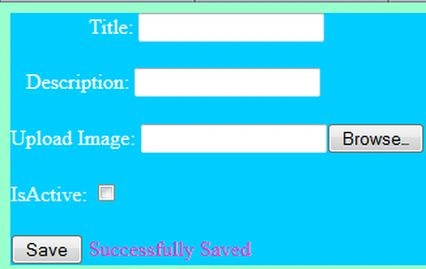 Successfully Saved