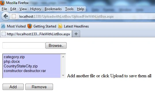 Add Button