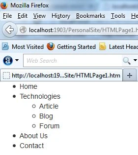 HTML List
