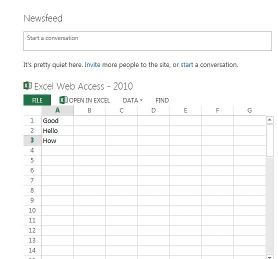 Configure Excel Services in SharePoint