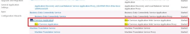 Configure Excel Services in SharePoint