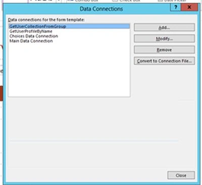 Convert to Connection file
