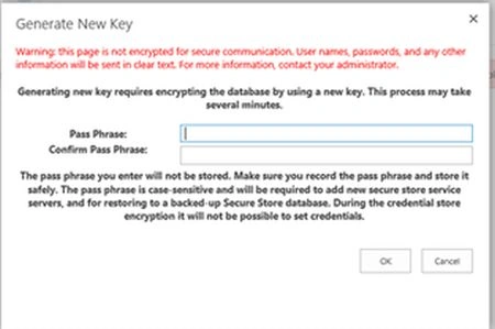 Generate New Key