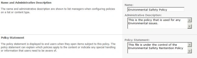 Policy Statement