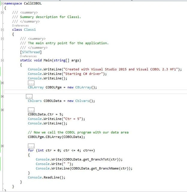 code illustrates