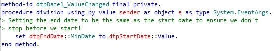 EndDate 