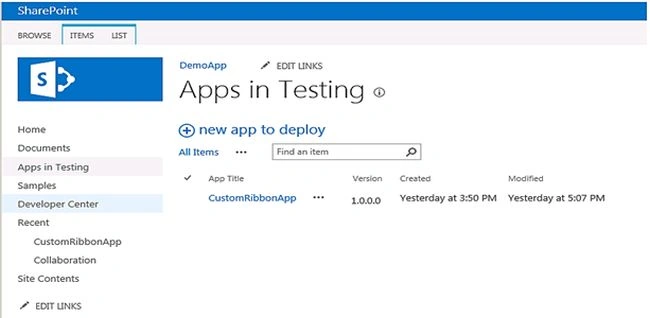 app in testing