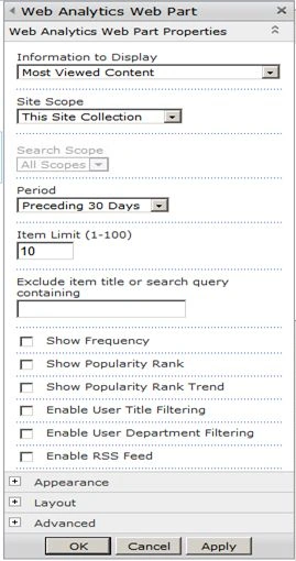 web part properties tool